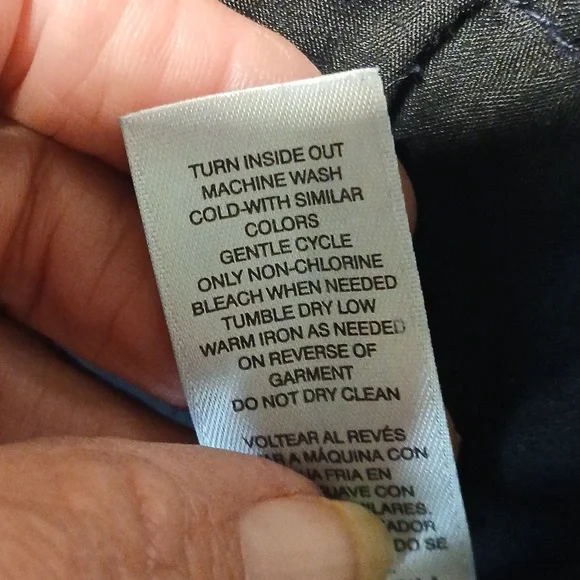 Chico's Dark Blue Ankle Jeans 1.5 US SIZE 10 OR MEDIUM - Picture 10 of 11